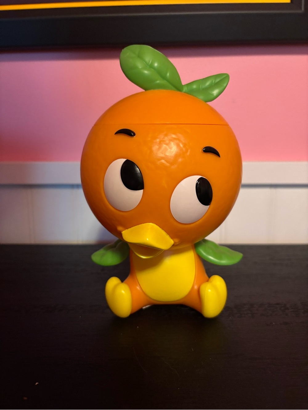 Disney Orange Bird Orange Yellow Green Collectible Cup Figure